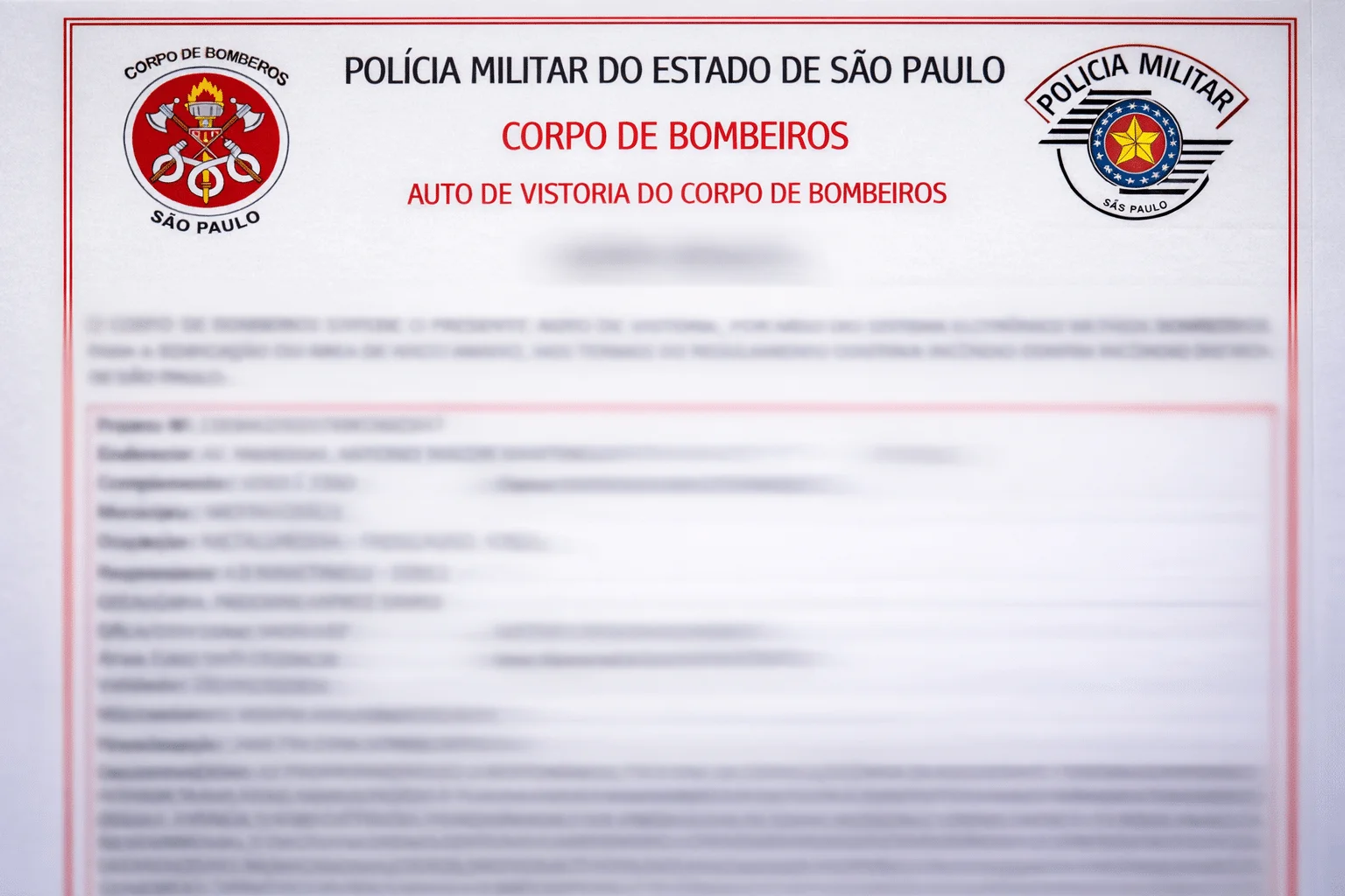 EMISSÃO E RENOVAÇÃO DE AVCB